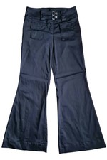 Damen Businesshose Marlene-Stil Stretchhose schwarz Anzughose f. Body oder Bluse