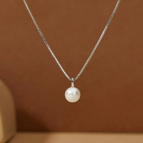 Halskette gold silber perle - halskette,