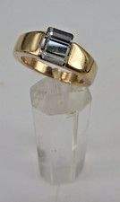 Neugablonz: Damenring mit aufgesetzen Diamant-Würfel Swarovski Elements (116811)