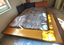 ligne roset - Peter Maly Bett, mit Dormabell Lattenrosten Liegefläche 160x200