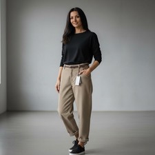 Cordhose Beige Naiif Damen Gr