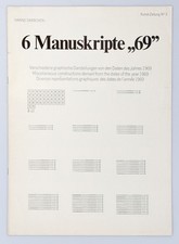 Darboven, 6 Manuskripte 69.