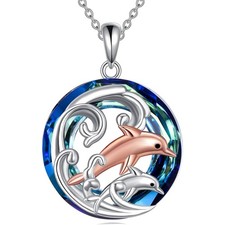 Exquisite Delphin Anhänger