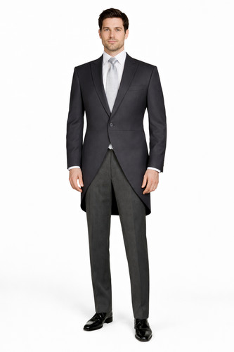 Grau hochzeit cutaway - grau, cutaway-anzug