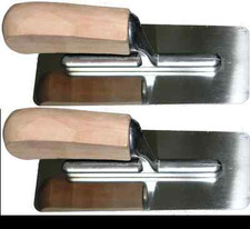 2 x Venezianische Glättekelle Spachtel Kelle Stuck Glanzputz Glättkelle Glätter