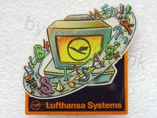 Lufthansa Systems IT Computer Airline Pin Badge Anstecker Flugzeug 