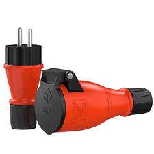 Schuko Stecker Kupplung Gummi