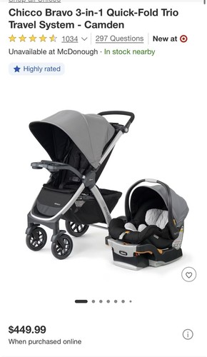 Chicco bravo trio travel - trio,