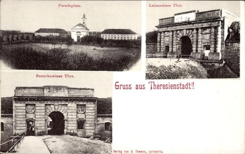 Terezín theresienstadt - ak,