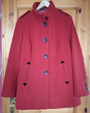 Taifun by Gerry Weber Kurzmantel Gr 44 in Rot, sehr guter Zustand