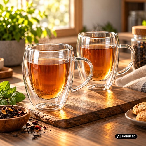 Axentia teeglas 2er - axentia, 2er-set