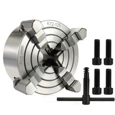 4 Backenfutter K72-80/100/125mm Vierbackenfutter Drehbankfutter Drehbank Chuck