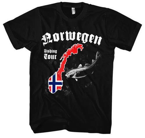 Norwegen fishing tour shirt - norwegen,