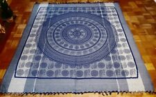 Baumwolle Tagesdecke, Bettüberwurf 230x 200 mit Franzen, NEU