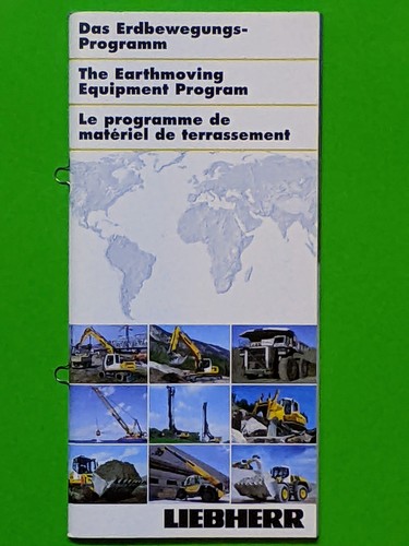 Liebherr erdbewegungs programm - liebherr,