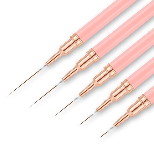 Nail art pinsel set stk - pinsel,