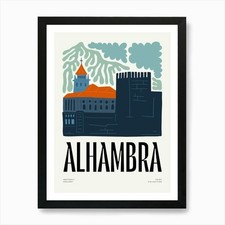 Reise Alhambra Abstrakt