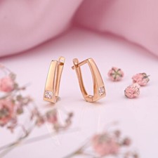 Small Kids Earrings with CZ