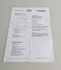 Einbauanweisung Webasto Standheizung Wasser-Heizgerät D5W Z für Ford Galaxy 2002