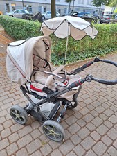Kinderwagen/Buggy Hartan Topline X beige mit Zubehör