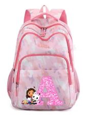 Gabby's Puppenhaus Dollhouse Rucksack Geschenk Schultasche Rucksack Pink A-Z
