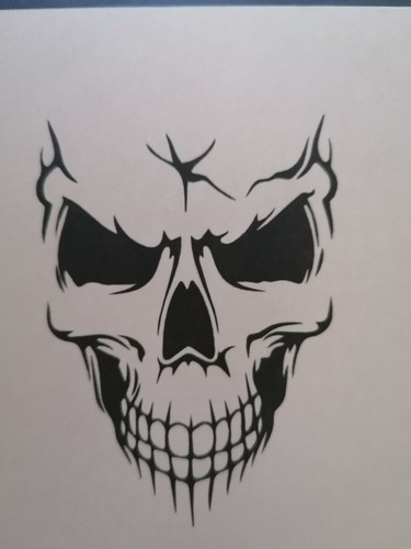 Skull totenkopf aufkleber - skull,