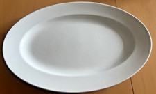 Vintage Servierplatte weiß 38