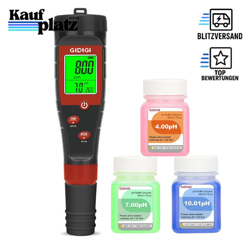 Messgerät digital in 1 - ph, 4-in-1