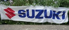 WERBEBANNER Suzuki Motor Werkstatt INDONESIEN Reklame 2010 480cm x 115cm Garage