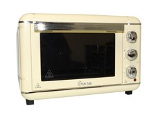 Swan Retro SF37010CN Minibackofen, 23L, 1500 W, Creme, ENGLISCHER STECKER! 
