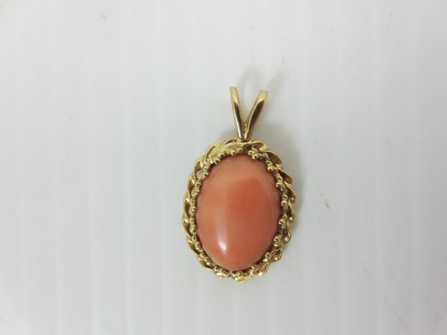 Vintage 10k gelbgold anhänger - vintage,