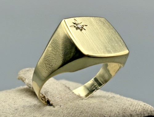 Siegelring 585 gelbgold - 585,