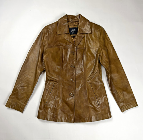 Gipsy damen lederjacke braun - gipsy,
