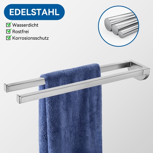 40cm doppel handtuchstange - 40cm, doppel-handtuchstange