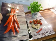 2-STÜCK Herdabdeckplatten