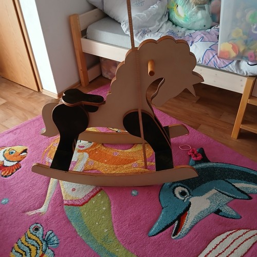 Unikat schaukelpferd aus - schaukelpferd,