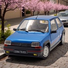 Renault 5 GT Turbo MK1 Baujahr 1985 Alpine blau 1:18 Solido