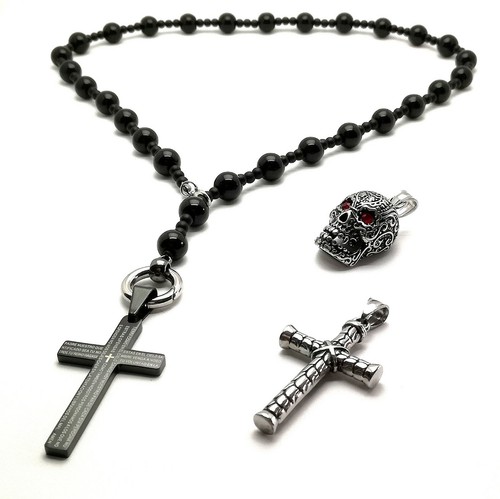Herren halskette rosenkranz - herren,