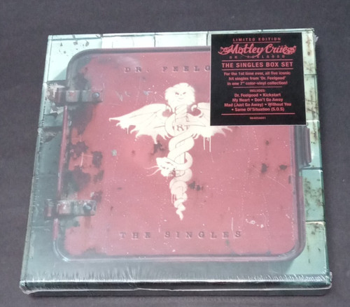 Motley crue vinyl singles - singles, box