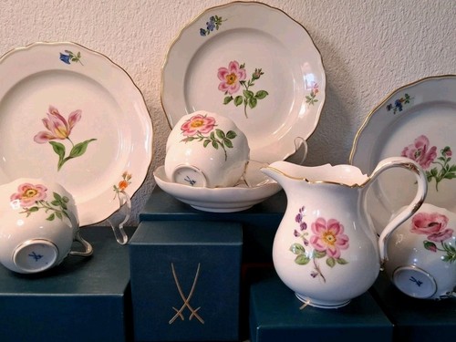 Meissen bunte blumen - meissen,