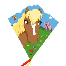 CIM Kinder-Drachen Dream Eddy Pferd Flugdrachen drachenfliegen Drachenschnur