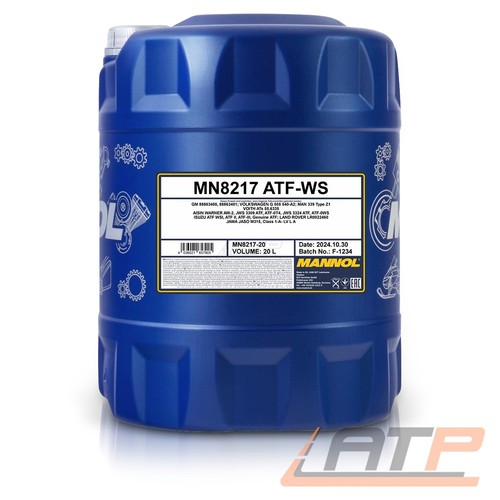 Mannol atf ws automatik - mannol, l