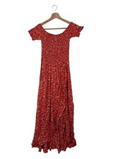 TIARE HAWAII Sommerkleid Damen Kleid rot Casual-Look