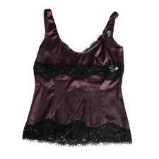 Dunkellila ärmelloses