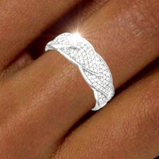 Damen Ring 585 Weißgold 5,6g