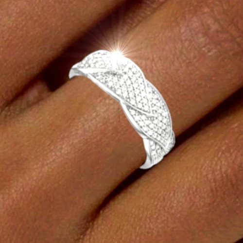 Damen ring 585 weißgold - damen,