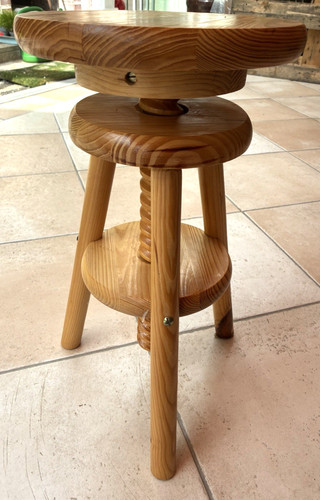 Vintage drehhocker bar - 1,