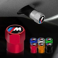 4stk Ventilkappen Reifen im BMW M Style Aluminium M Ventilkappen Viele Farben