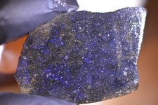 88ct 45x30x10 Black Basalt Matrix Opal Rohstein Rough/Rubbed/Sliced Honduras Gem