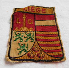 Aufnäher Stadt Liege in Belgien mit Wappen, original Stoffabzeichen